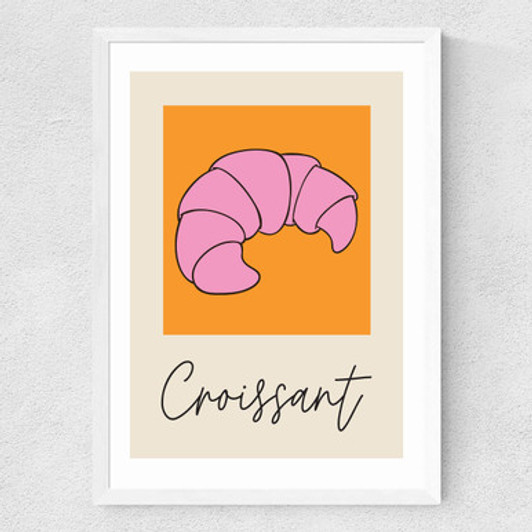 Croissant by Inoui Medium White Frame