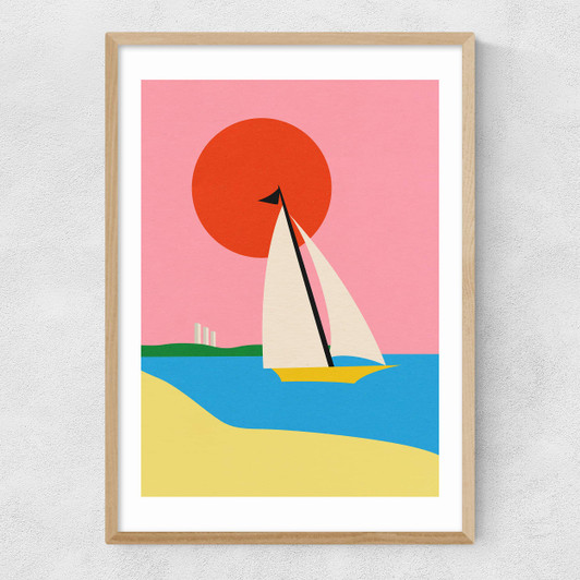 Baltic Sea Narrow Oak Frame