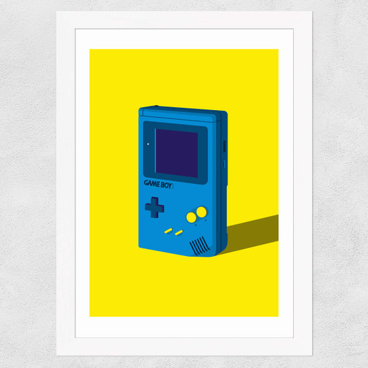 Gameboy Wide White Frame