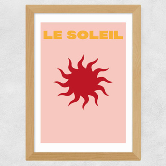 Le Soleil by Inoui Wide Oak Frame