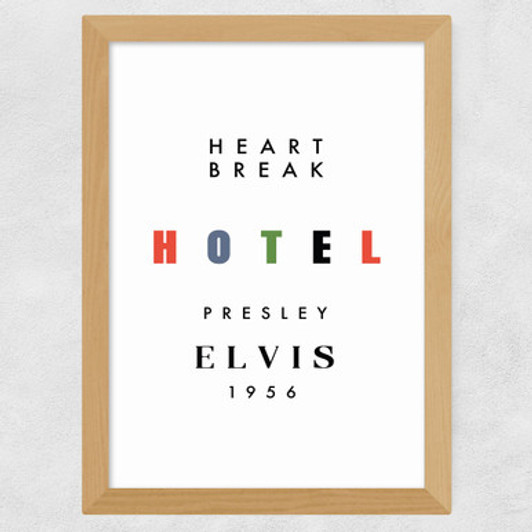 Heartbreak Hotel Wide Oak Frame