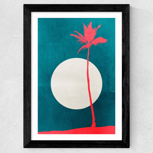 Caribbean Dreams Wide Black Frame