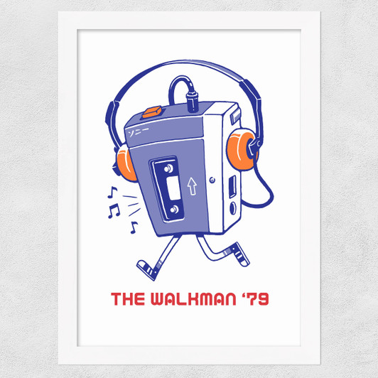 The Walkman Wide White Frame