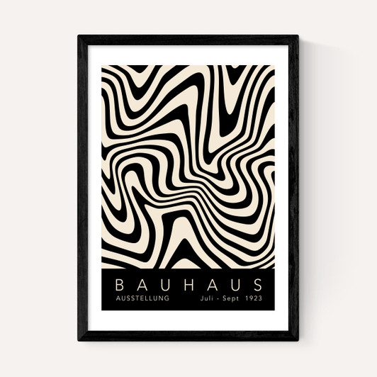 Bauhaus Black by Luxe Poster Co