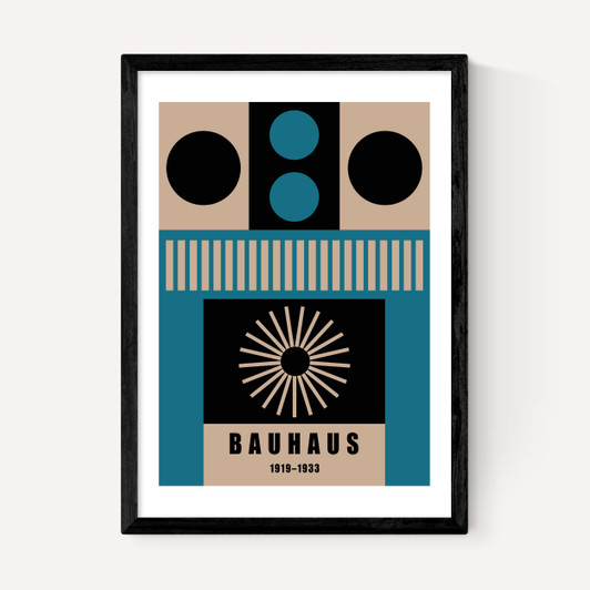 Mid Century Geometric Bauhaus