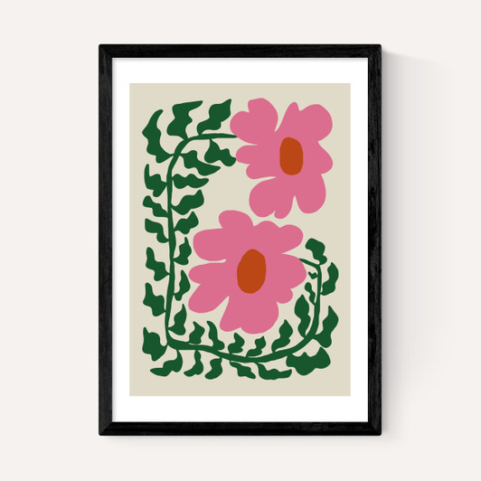 Fun Fern And Pink Poppy