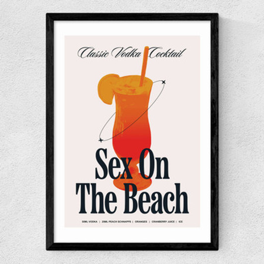 Sex On The Beach Medium Black Frame