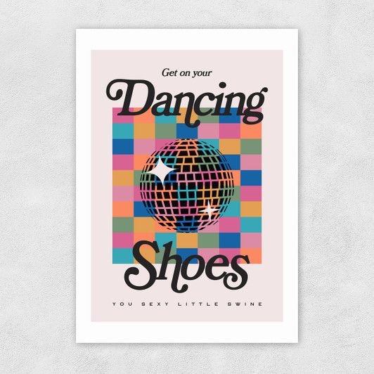 Dancing Shoes Unframed Print