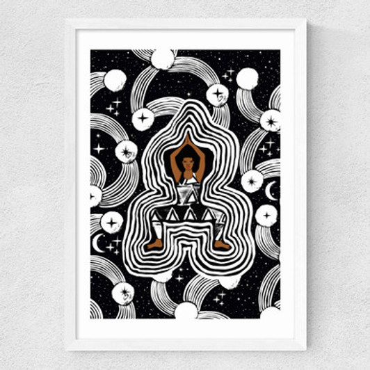 Dreamtime Medium White Frame