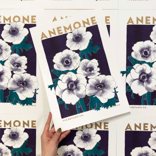 Anemone Unframed Print