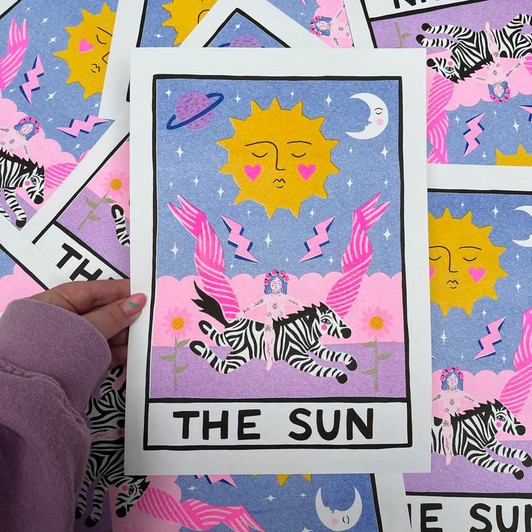 The Sun Tarot Unframed Print