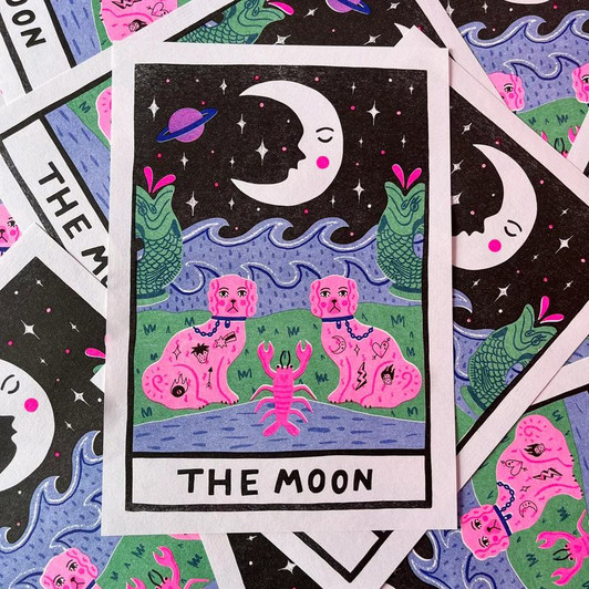 The Moon Tarot Unframed Print