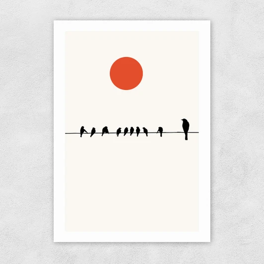 Sit And Wait Unframed Print
