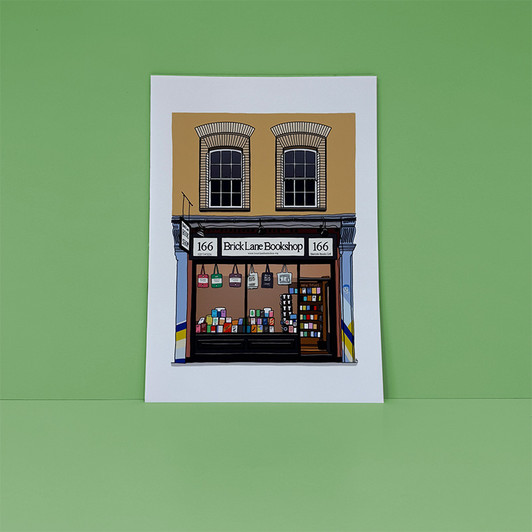 Brick Lane Bookshop Unframed Print