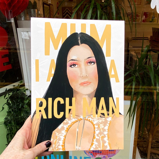 Cher Unframed Print