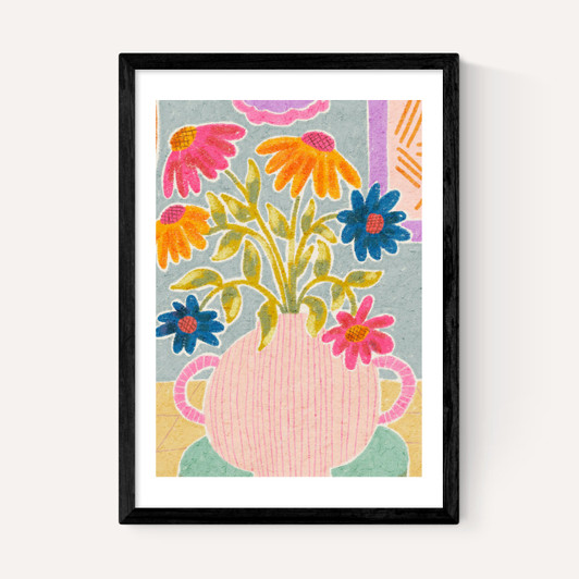 Coneflowers in a Vase