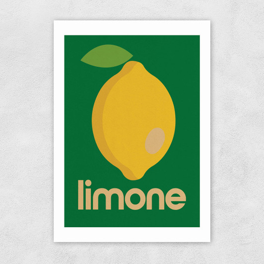 Lemon by Limbo and Ginger Unframed Print