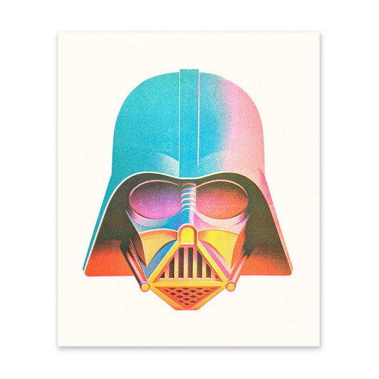 Retro Galactic Empire Lord Unframed Print