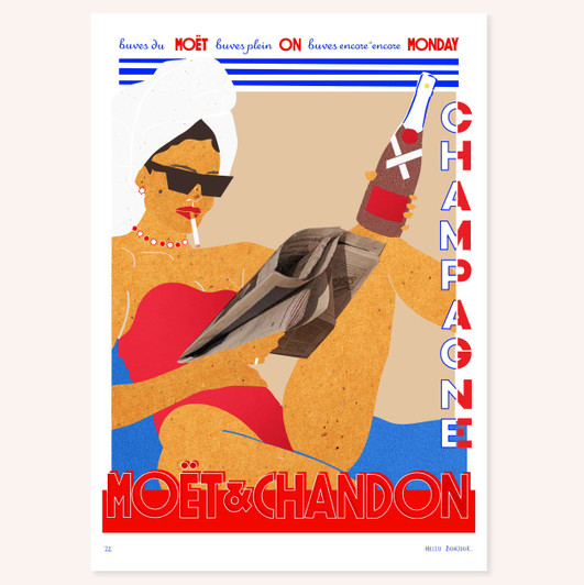 Moet Unframed Print