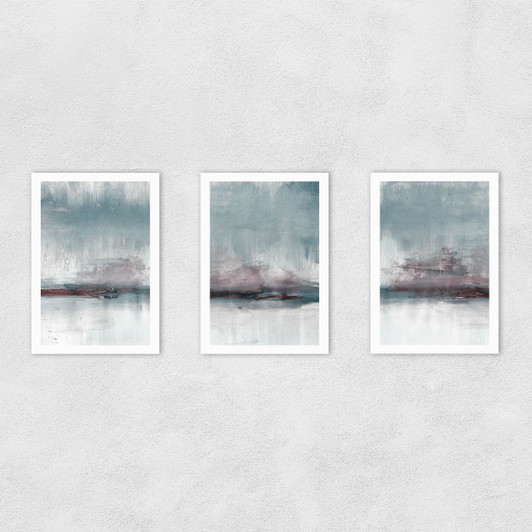 Drama Triptych Unframed Print