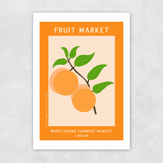 Marylebone Farmers Market Unframed Print