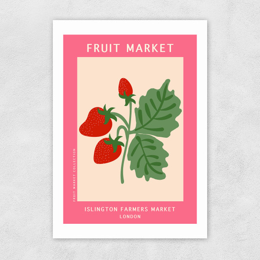 Islington Farmers Market Unframed Print