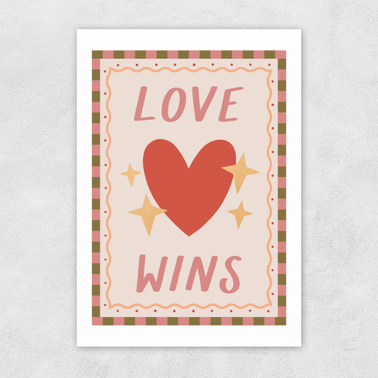 Love Wins Unframed Print