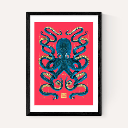Octopus (Magenta)