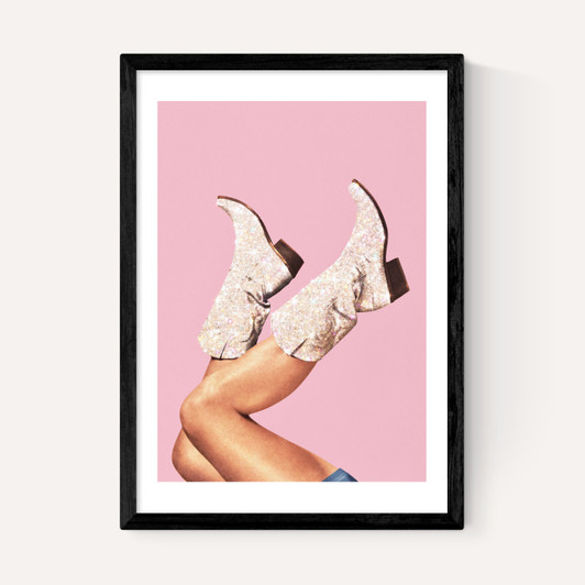 These Boots - Glitter Pink