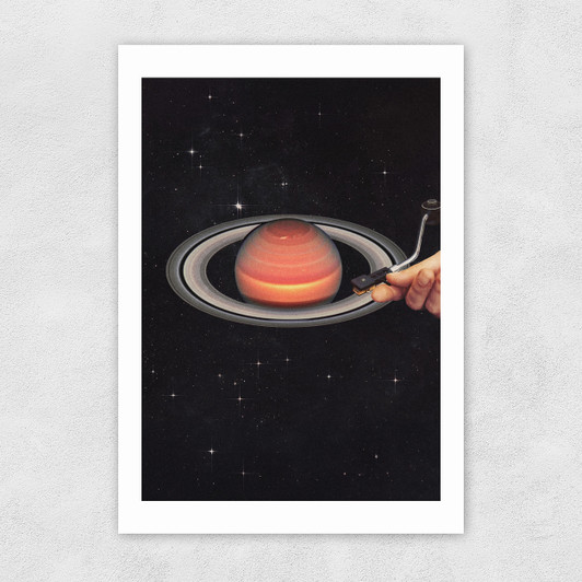 Galactic DJ Unframed Print