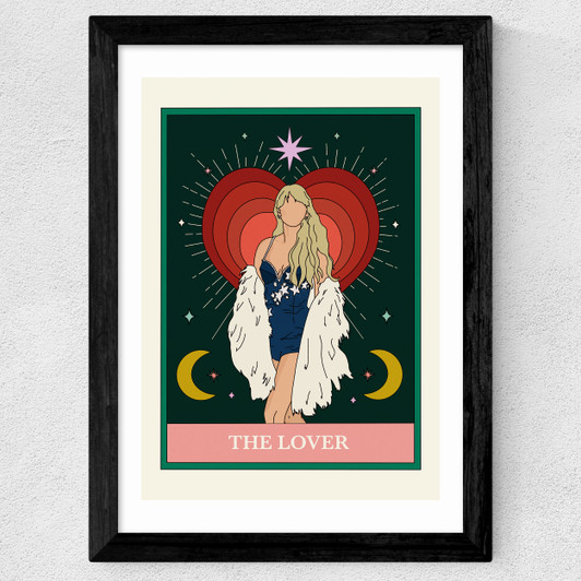 The Lover Wide Black Frame