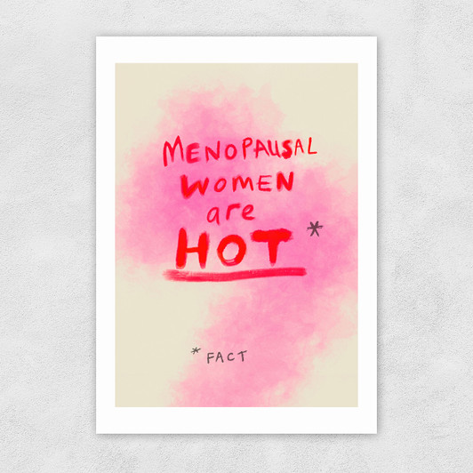 Menopausal women Unframed Print