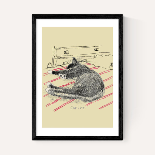 Cat Nap by Poet and Painter