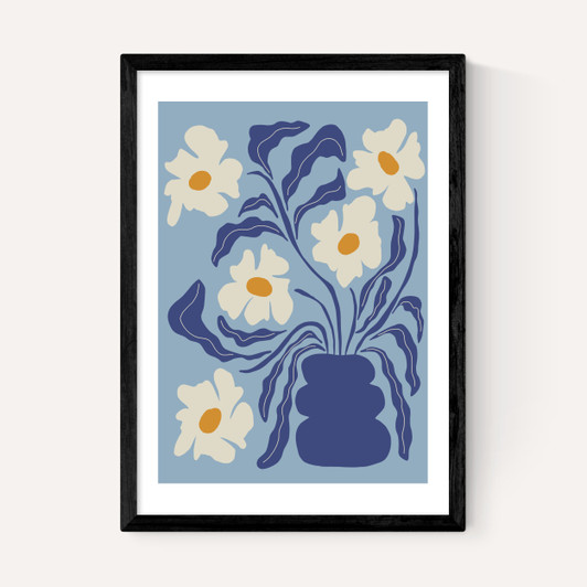 Blue Moon Flower Pot