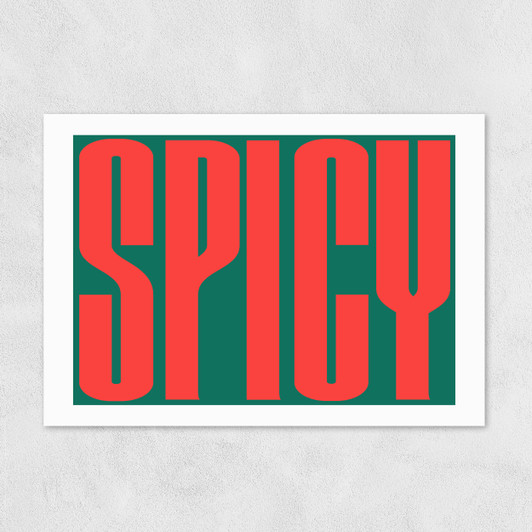 Spicy Unframed Print