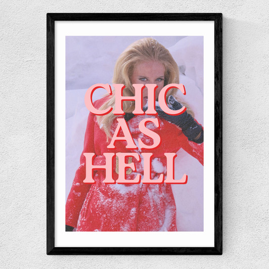 Chic As Hell Medium Black Frame