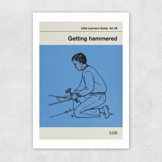 Getting Hammered Unframed Print