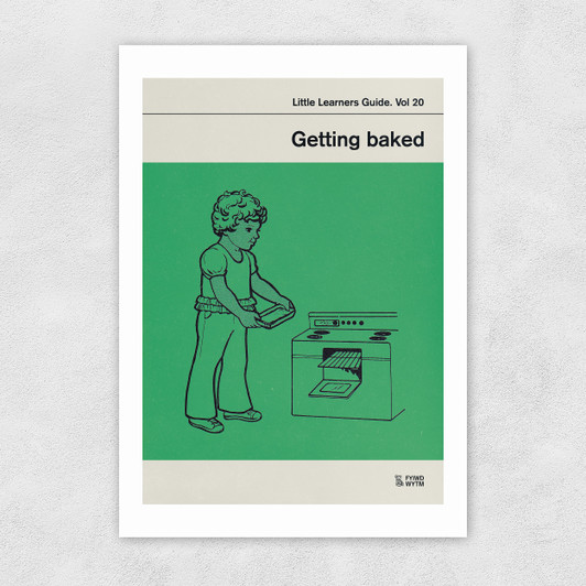 Getting Baked Unframed Print