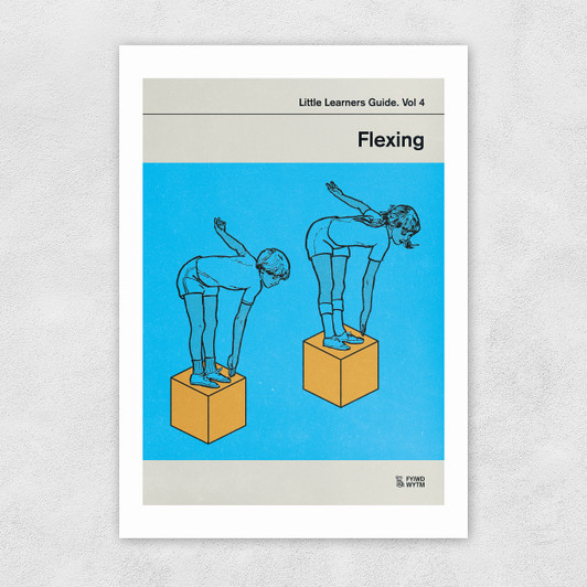 Flexing Unframed Print