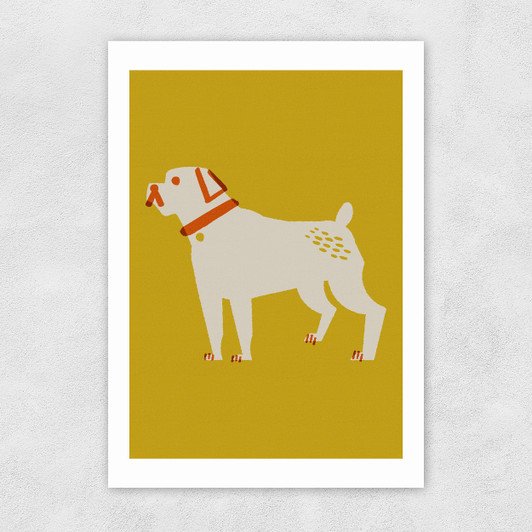 Boxer by Christina Hagerfors Unframed Print