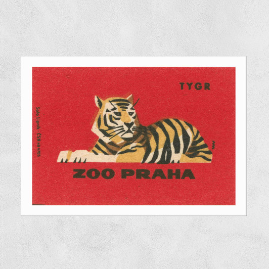 Tiger Matchbox