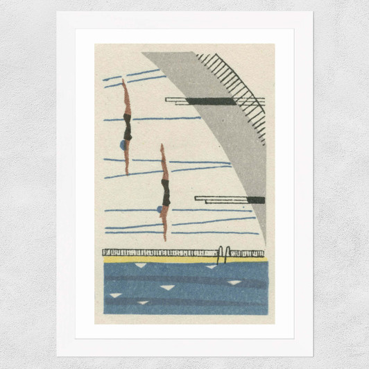Divers Matchbox Wide White Frame