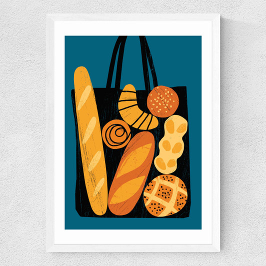 Bakery Bag Medium White Frame