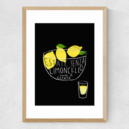 Limoncello Medium Oak Frame
