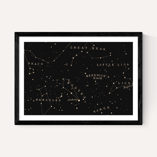 Constellation I Black by Aster