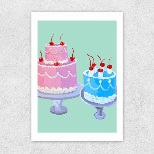 Two Lily Vanillis Unframed Print