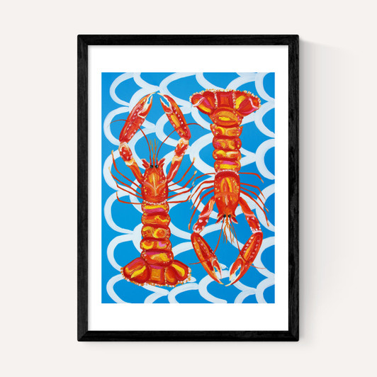 Langoustines on Blue Wavey