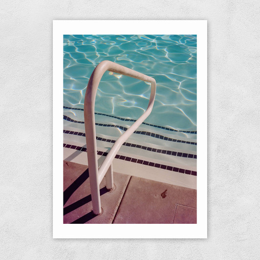 Palm Springs Pool Day IV Unframed Print