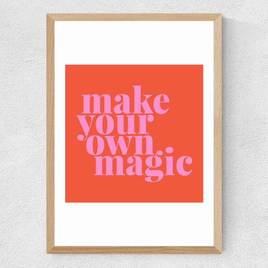 Make Your Own Magic Medium Oak Frame