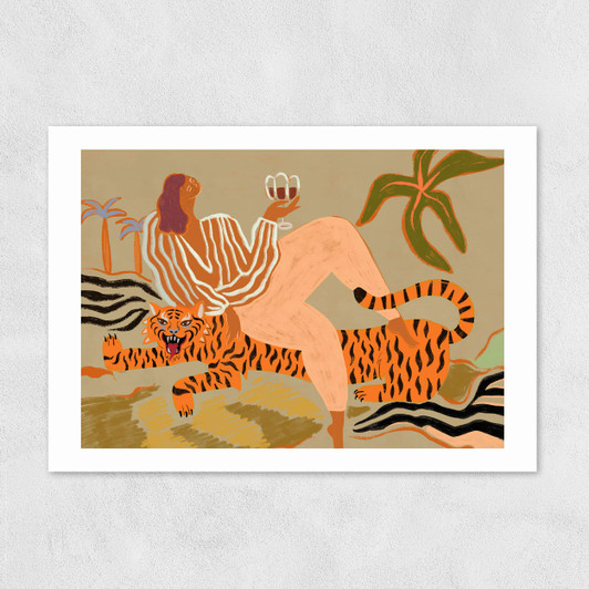 Tigerific Unframed Print